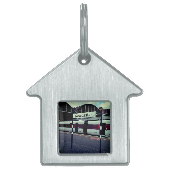 Newcastle train station pet ID tag (Front)