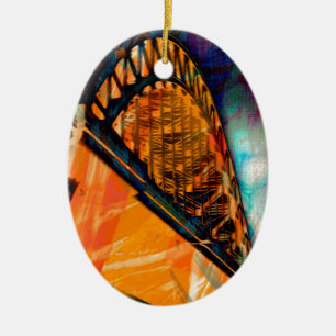 Newcastle Tyne Bridge Ceramic Ornament