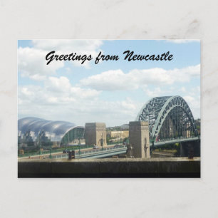 newcastle view postcard