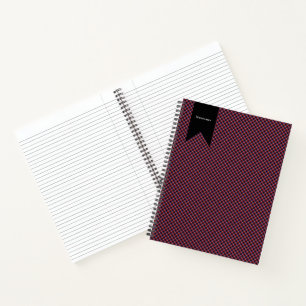 Newcomen Tartan Plaid Fashion pattern Notebook