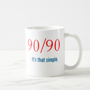 Newcomer 90/90 Slogan - AA NA Coffee Mug