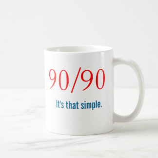 Newcomer 90/90 Slogan - AA NA Coffee Mug