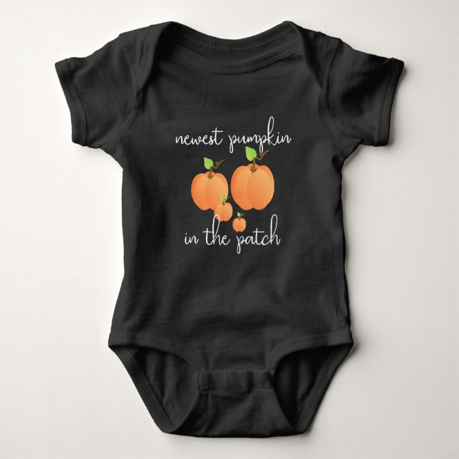 Newest Pumpkin Baby Bodysuit (Front)