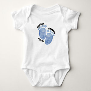 newest running buddy baby bodysuit
