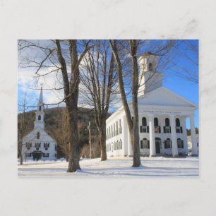 Newfane Vermont Town Common Postcard
