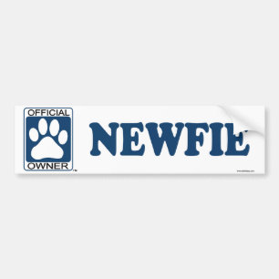 Newfie Blue Bumper Sticker