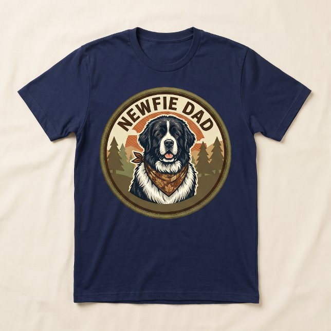 Newfie Dad Tee | Newfoundland Dog Dad Gift (Creator Uploaded)