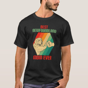 Newfie Dog Best Newfoundland Mom Ever 2 T-Shirt