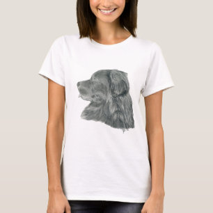 Newfie graphite drawing T-Shirt