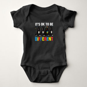Newfie It's OK To Be Different Funny Newfie Baby Bodysuit