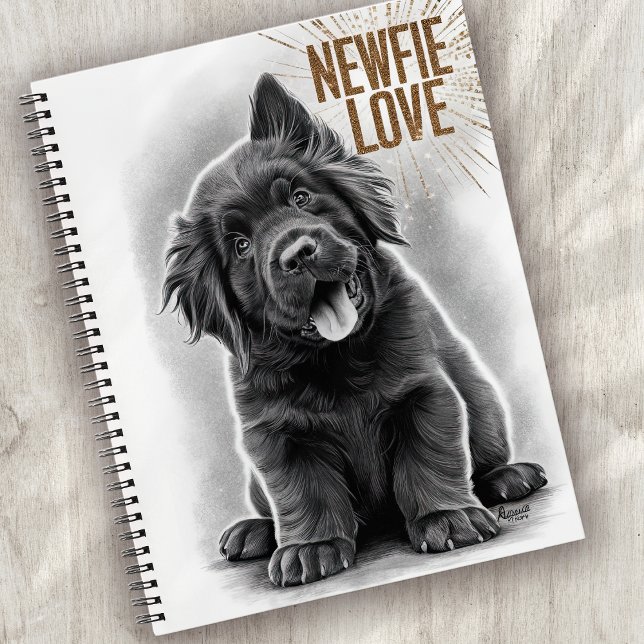Newfie Love Newfoundland Dog Notebook (Creator Uploaded)