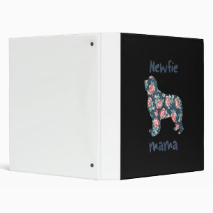 Newfie mama   Newfoundland dog mom present Binder