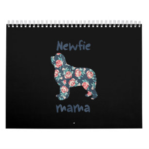 Newfie mama Newfoundland dog mom present Calendar