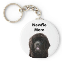 Newfie Mom Keychain
