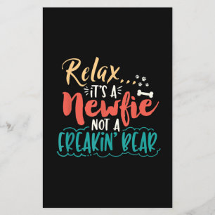 Newfie   Relax It's A Newfie Not A Freakin' Bear