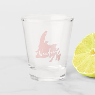 newfie shot glass