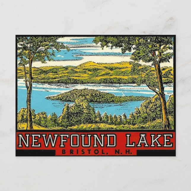 Newfound Lake Bristol New Hampshire Travel  Postcard (Front)