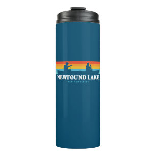 Newfound Lake New Hampshire Canoe Thermal Tumbler
