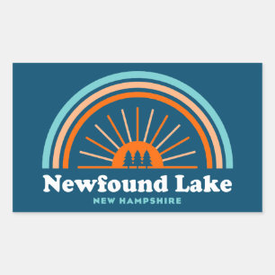 Newfound Lake New Hampshire Rainbow Sticker