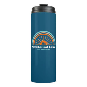 Newfound Lake New Hampshire Rainbow Thermal Tumbler