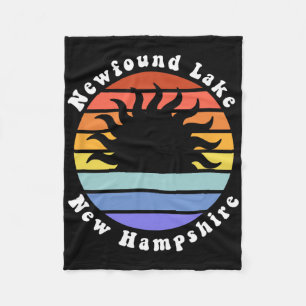 Newfound Lake New Hampshire Sunrise Family Vacatio Fleece Blanket