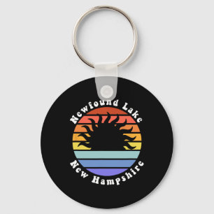 Newfound Lake New Hampshire Sunrise Family Vacatio Keychain