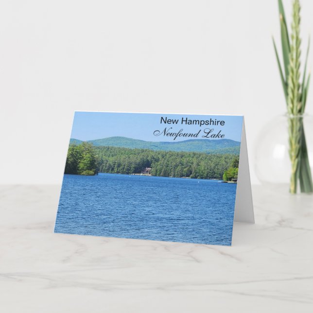 Newfound lake NH card (Front)