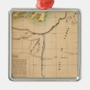 Newfoundland 45 metal ornament