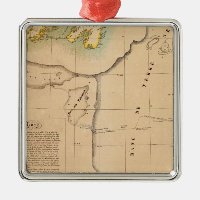 Newfoundland 45 metal ornament (Front)