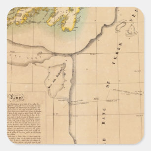 Newfoundland 45 square sticker