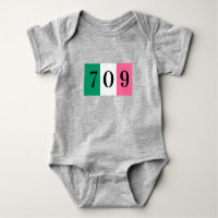 Newfoundland and labrabor baby bodysuit 709