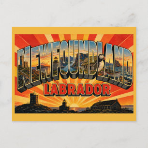 Newfoundland and Labrador Canadian Province Postcard