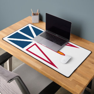 Newfoundland and Labrador flag Desk Mat