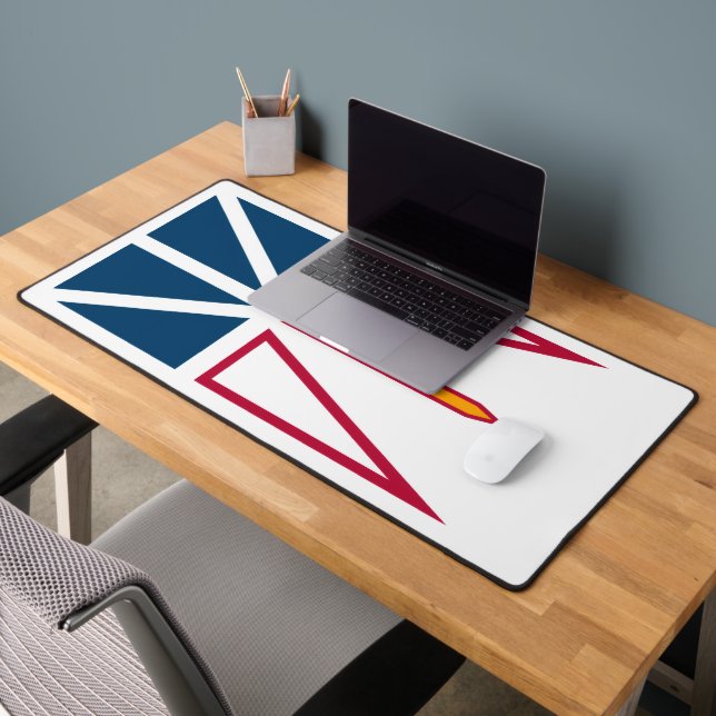 Newfoundland and Labrador flag Desk Mat (Office 2)