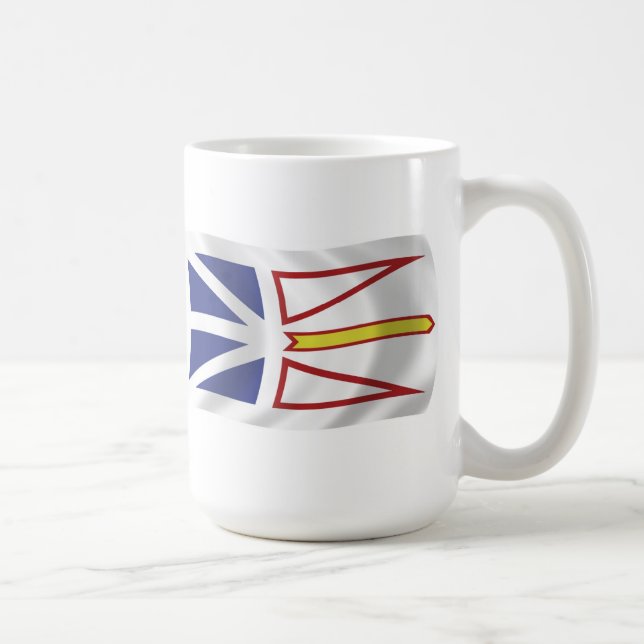 Newfoundland And Labrador Flag Mug (Right)