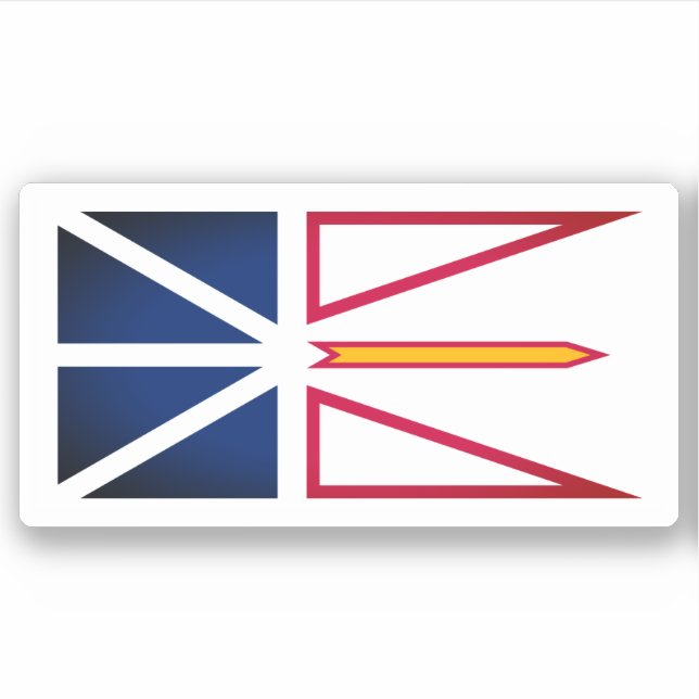 Newfoundland and Labrador flag (vertical) (Front)