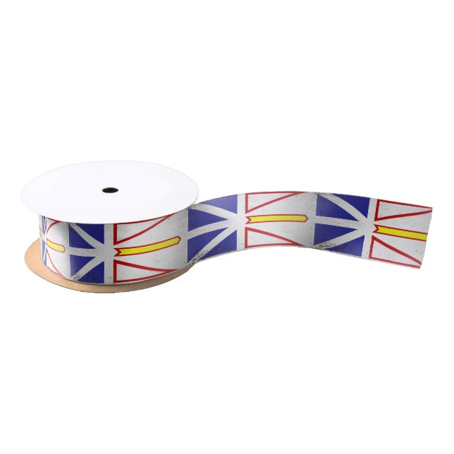 Newfoundland and Labrador Satin Ribbon (Spool)