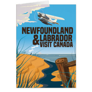 Newfoundland and Labrador travel poster