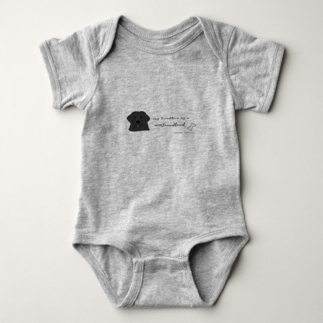 newfoundland baby bodysuit (Front)