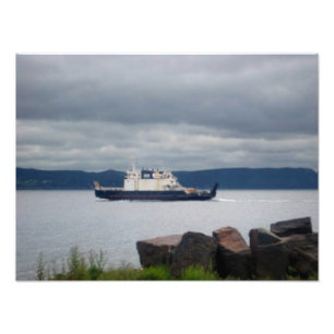 Newfoundland Bell Island Ferry Flanders Print