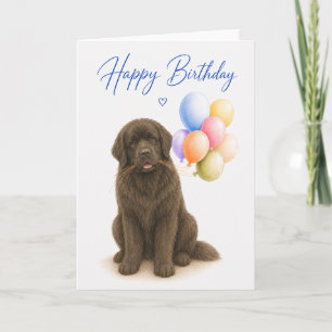 Newfoundland Birthday Card
