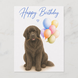 Newfoundland Birthday Postcard