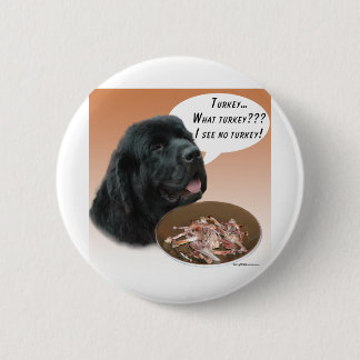 Newfoundland (blk) Turkey 2 Inch Round Button