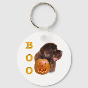 Newfoundland (brown) Boo Keychain