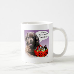 Newfoundland (brown) Halloween Candy Coffee Mug