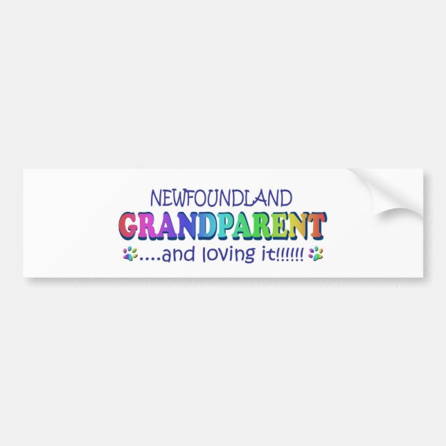 NEWFOUNDLAND BUMPER STICKER (Front)