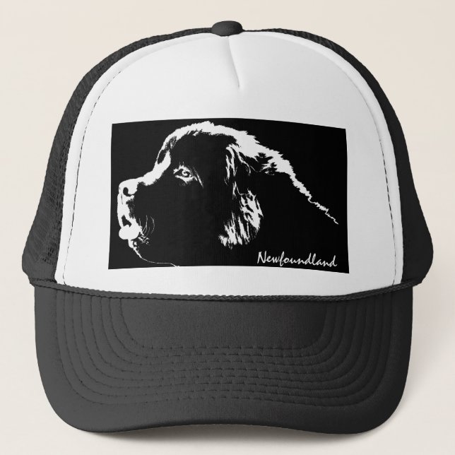 Newfoundland Caps Caps Personalized Dog Hats (Front)