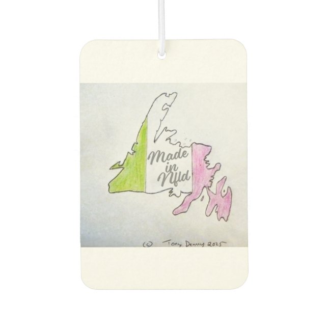 newfoundland  car air freshener (Front)