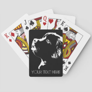 Newfoundland Cards Custom NL Puppy Playing Cards