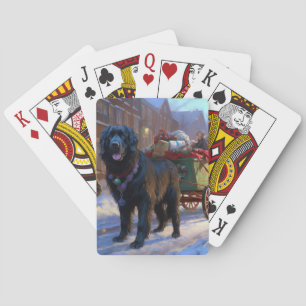Newfoundland Christmas Festive Season Playing Cards